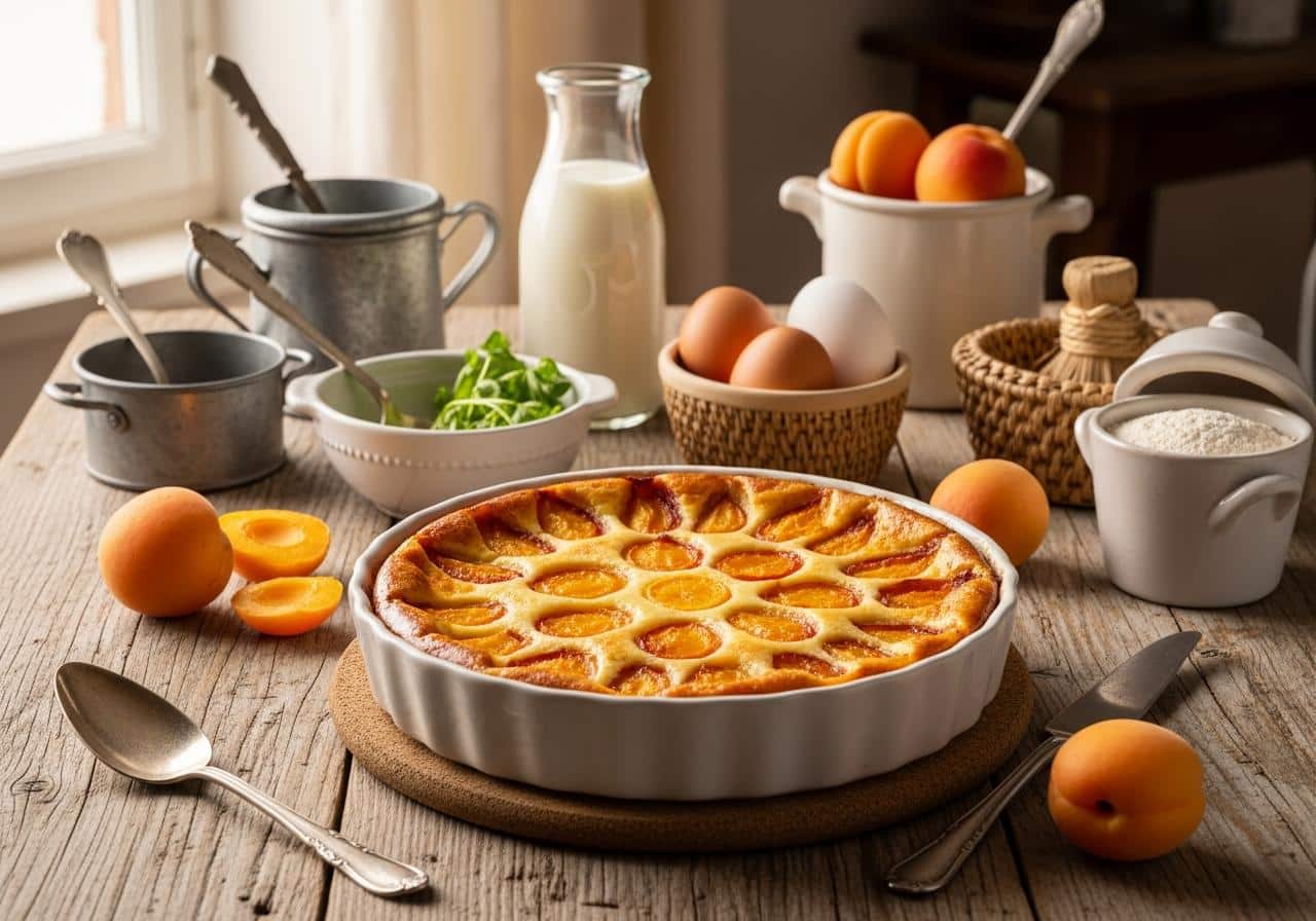clafoutis aux abricots recette grand-mère