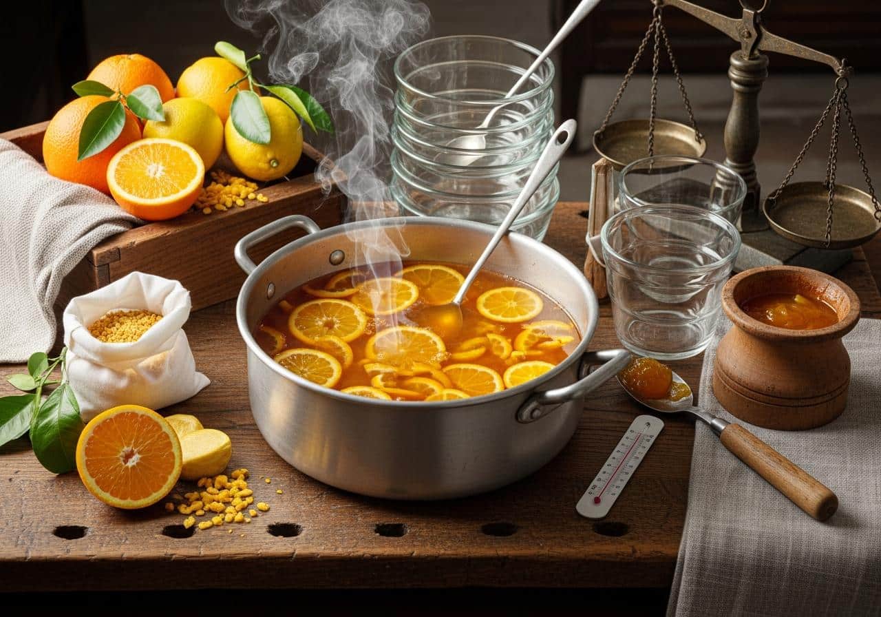 recette de confiture d'orange a l'ancienne