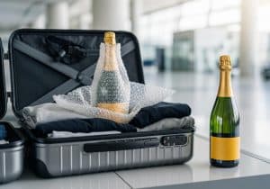 Comment transporter du champagne en avion ?