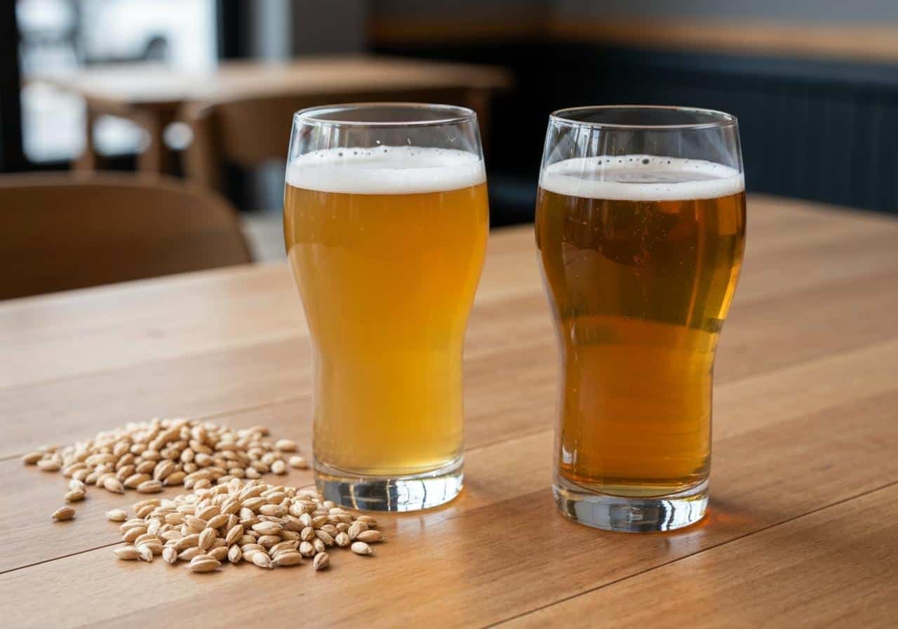 Quelle différence entre bière blonde et ambrée ?