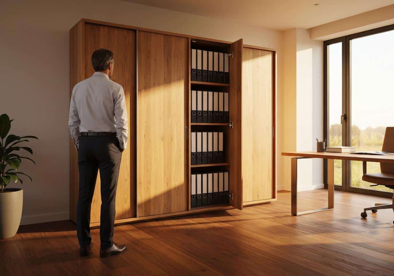 comment choisir une armoire pratique pour aménager son bureau à la maison ?