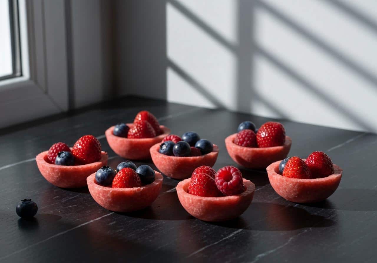 Bocaux en verre remplis de fruits macérés dans l'alcool
