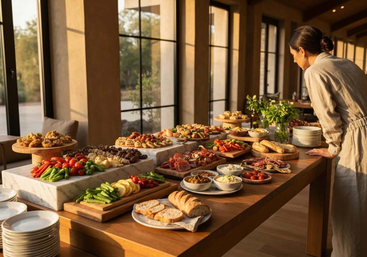 Quelle est une idée simple pour un buffet ?