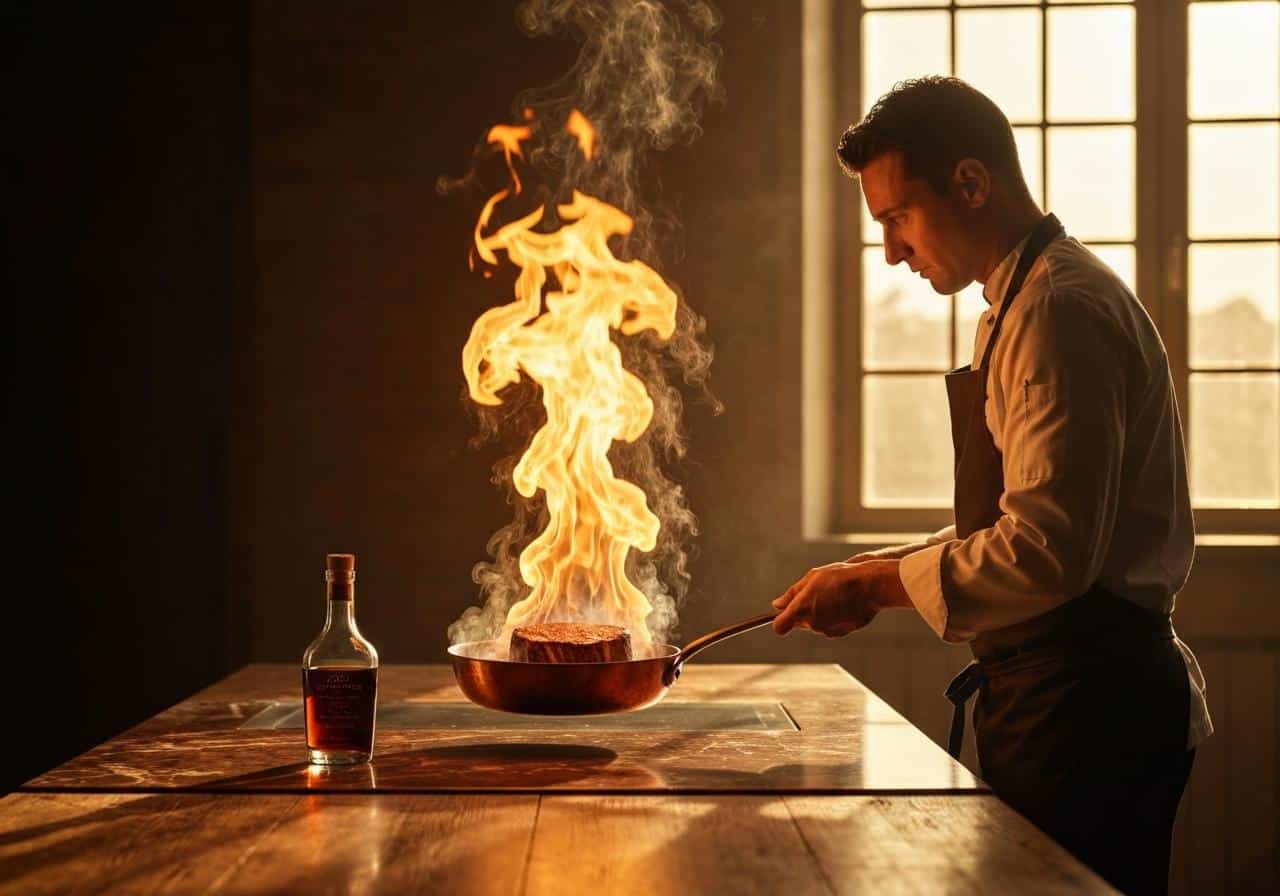 Comment flamber de la viande au cognac ?