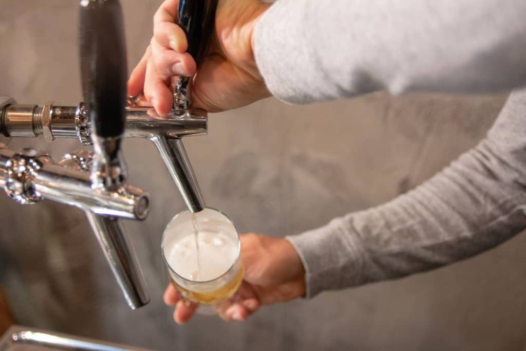 tireuse à bière à froid sec à domicile pression qualité mousse