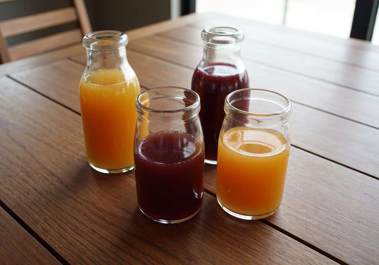 Jus de fruits tropicaux ananas orange passion pour punch