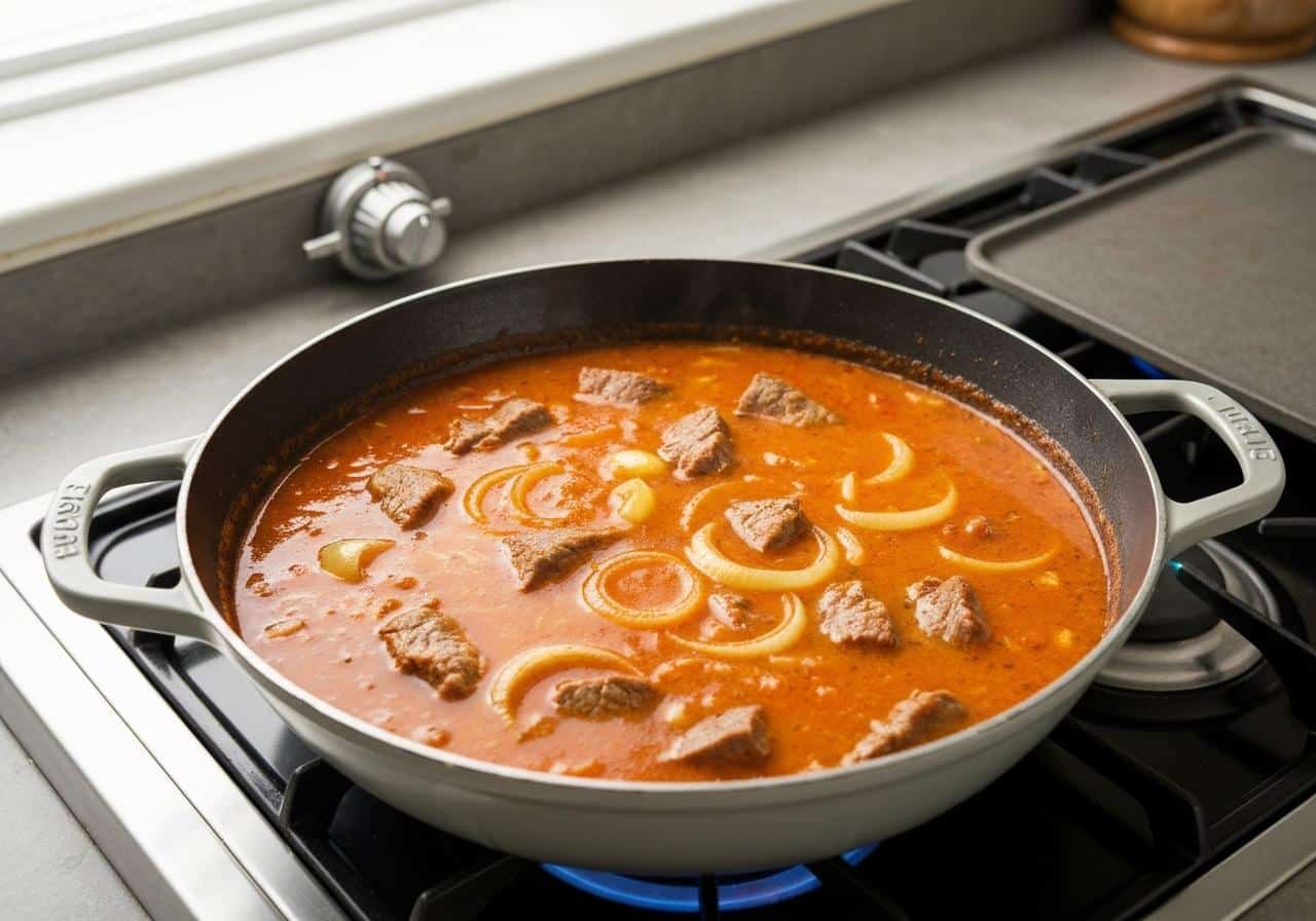 Huile chaude dans une casserole pour friture de bugnes