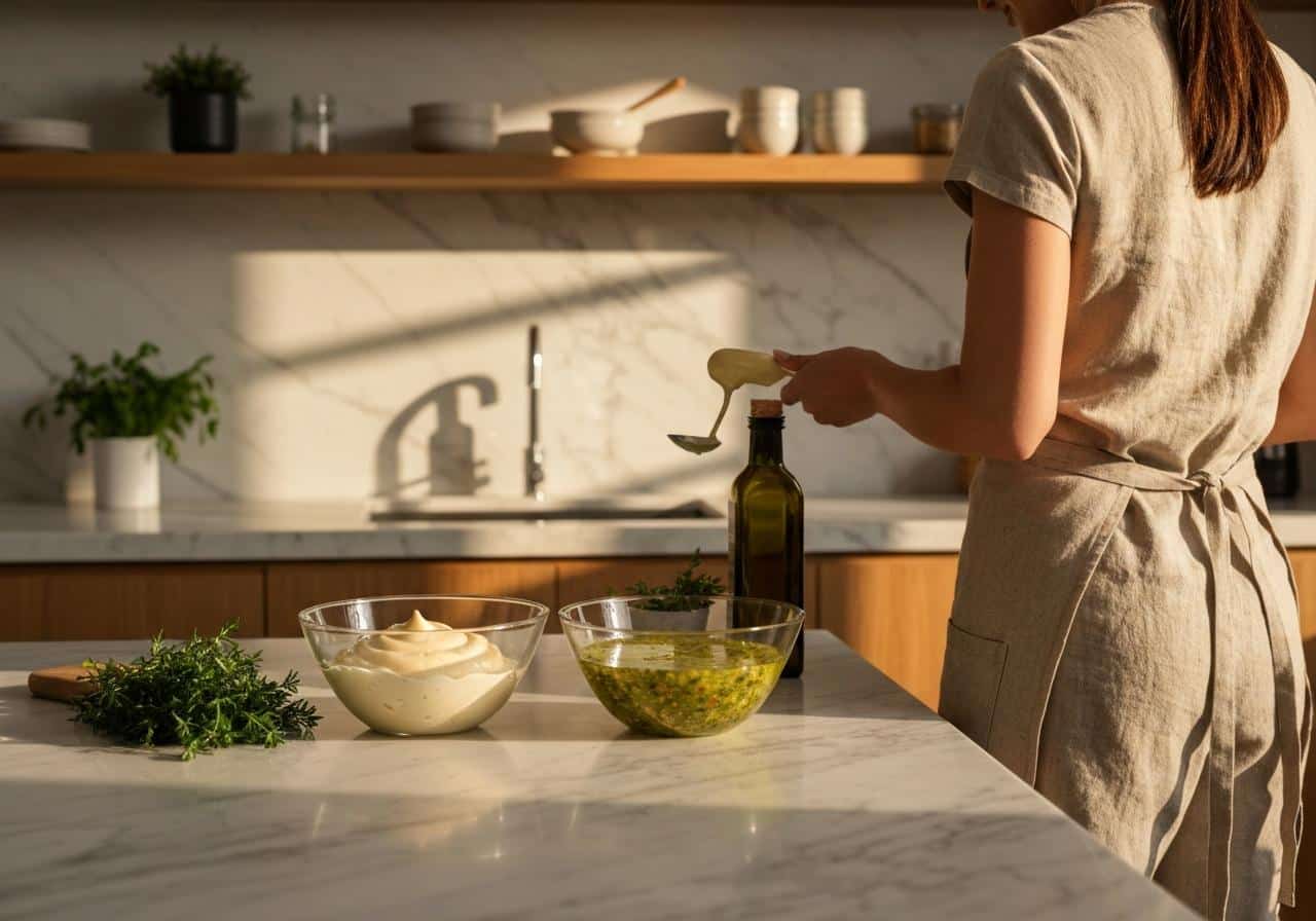 Différence entre sauce à salade et mayonnaise ?