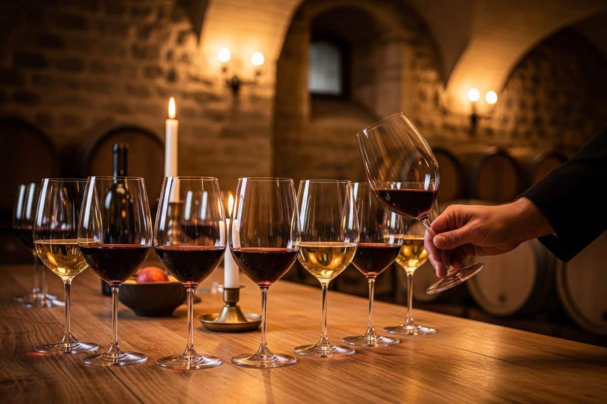 Ateliers dégustation vins Bordeaux château cave œnologie