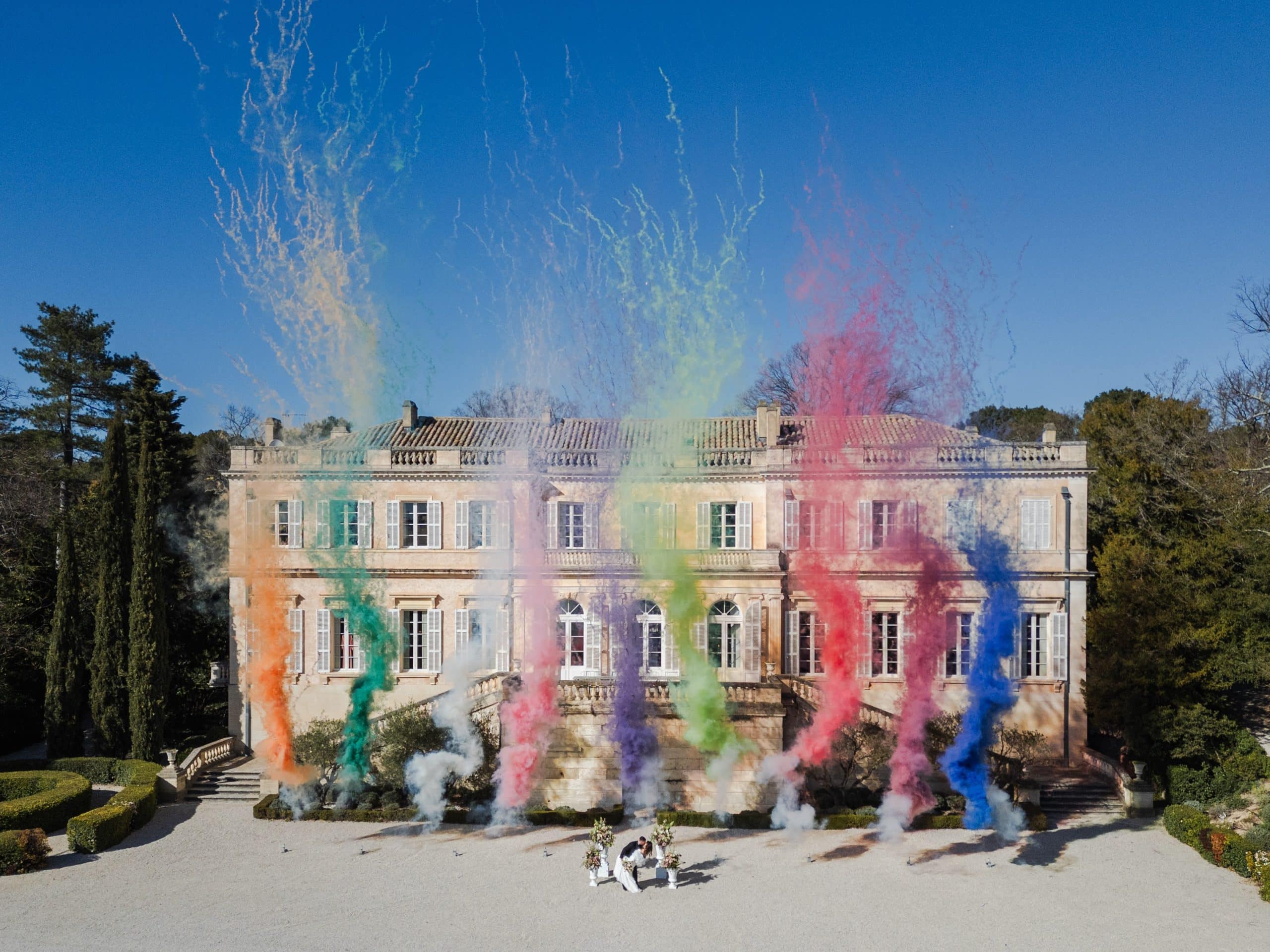 Château pour un mariage