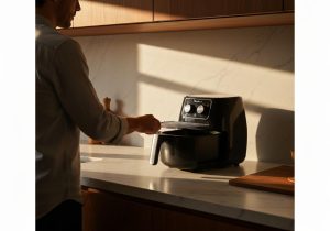 Comment mettre la grille dans le air fryer moulinex