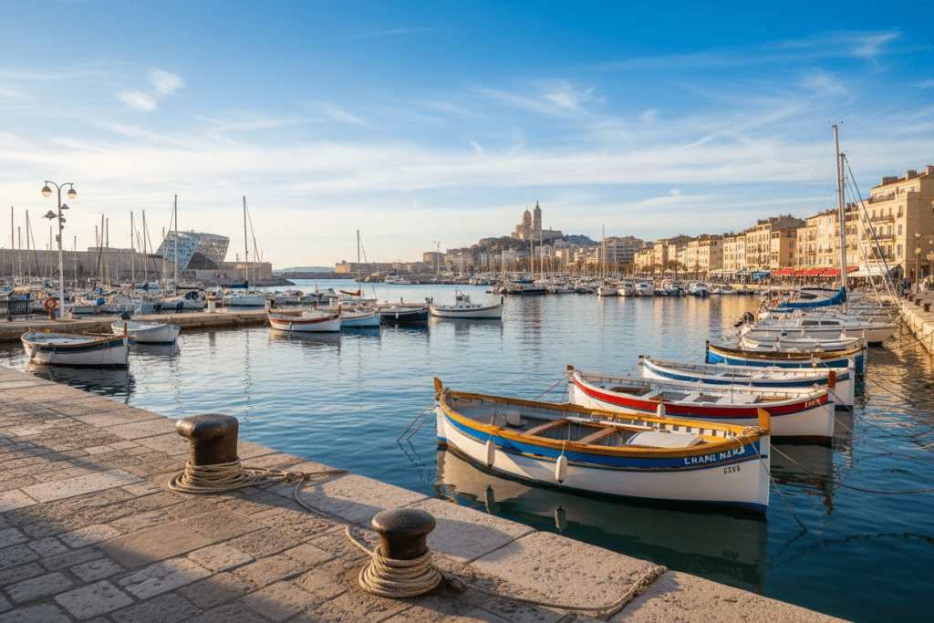 Vue sur le vieux port