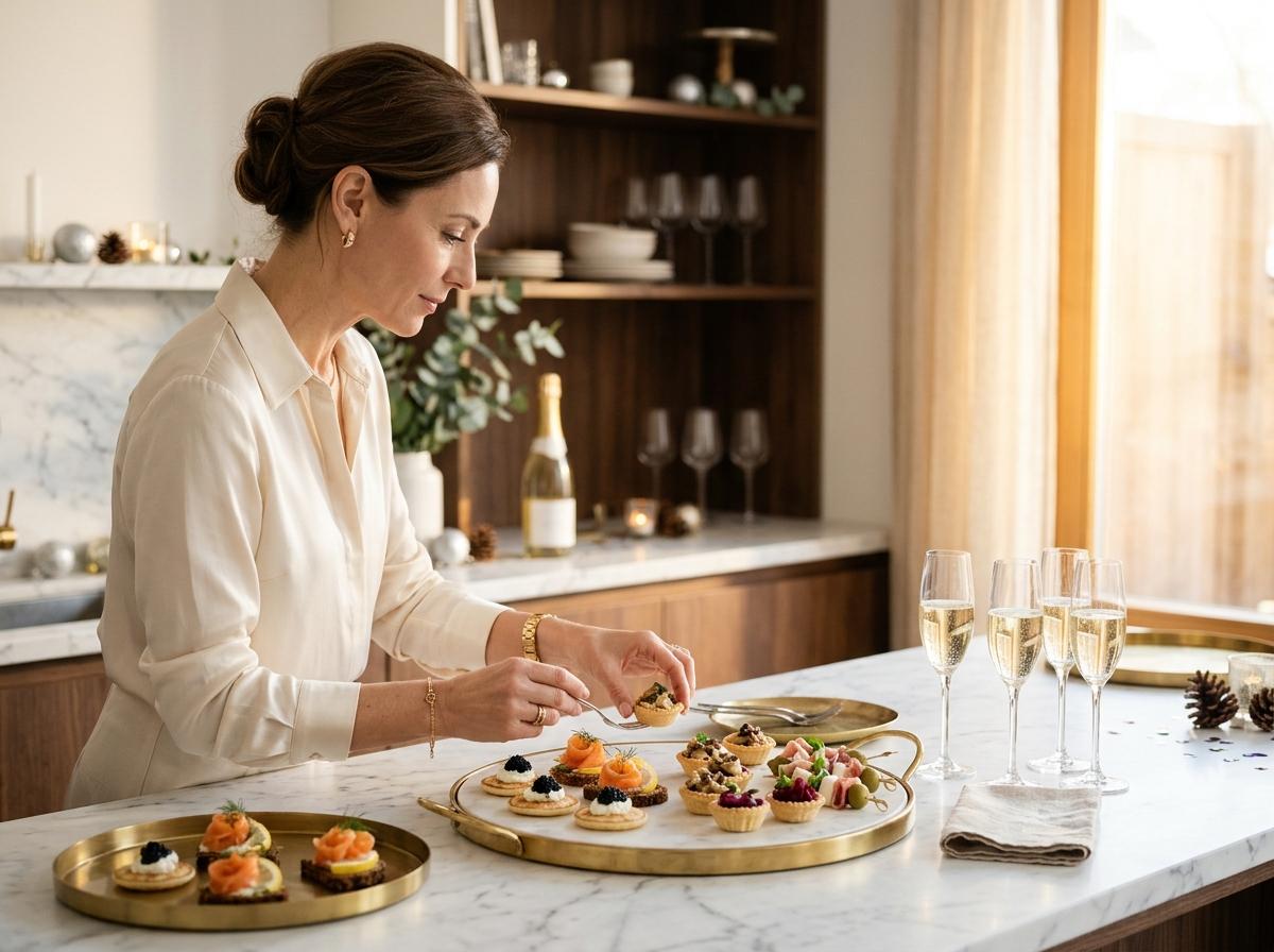 bouchées apéritif dînatoire nouvel an