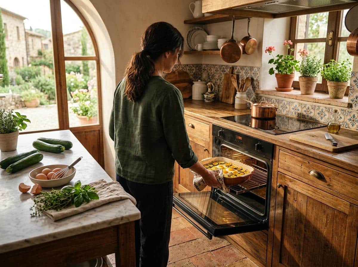 Recette courgette au four avec des œufs