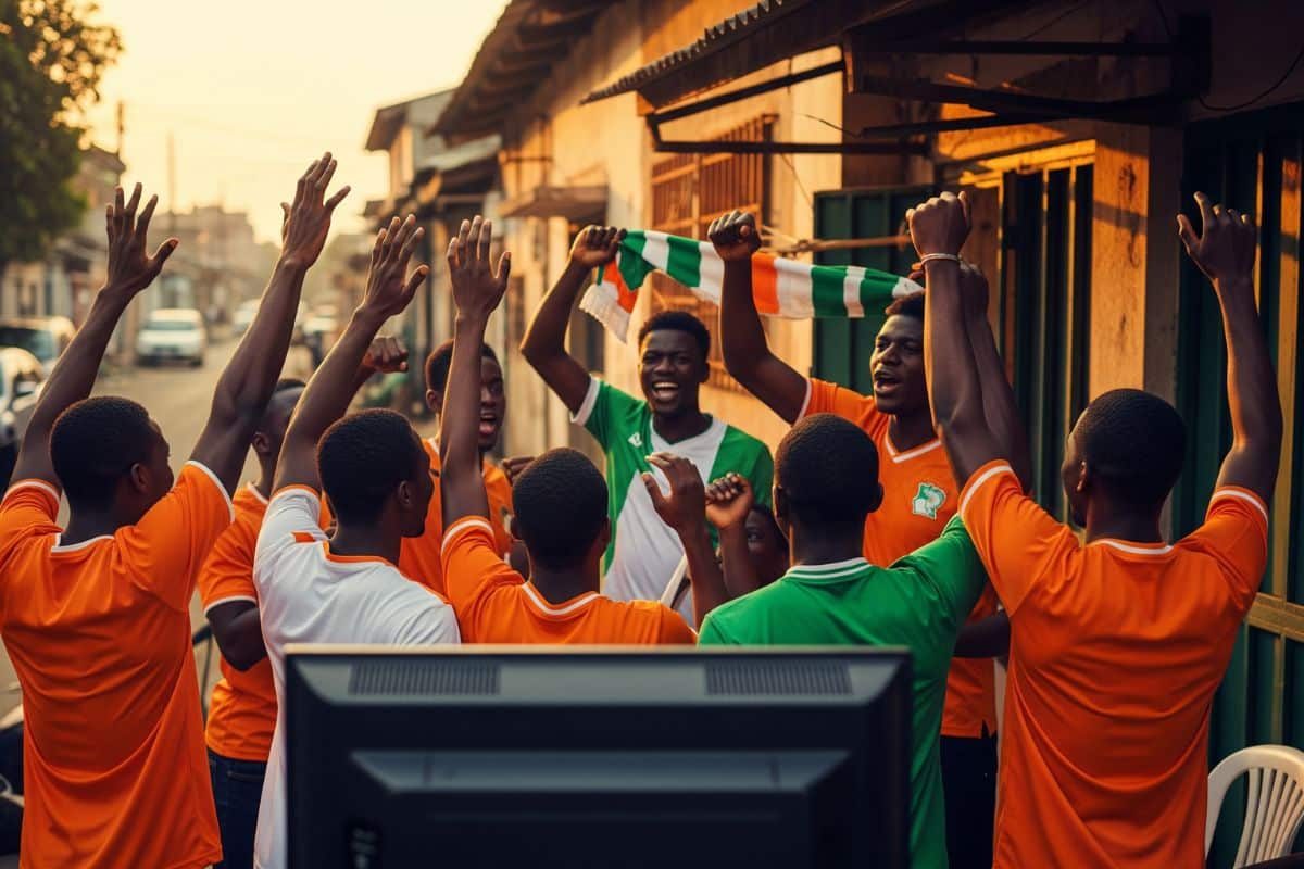 Football Côte d'Ivoire rassemblement passion Éléphants supporters
