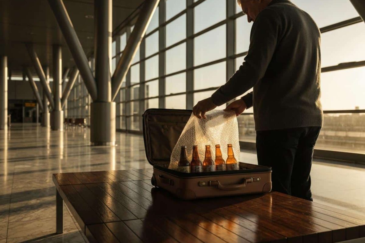 transport biere artisanale avion