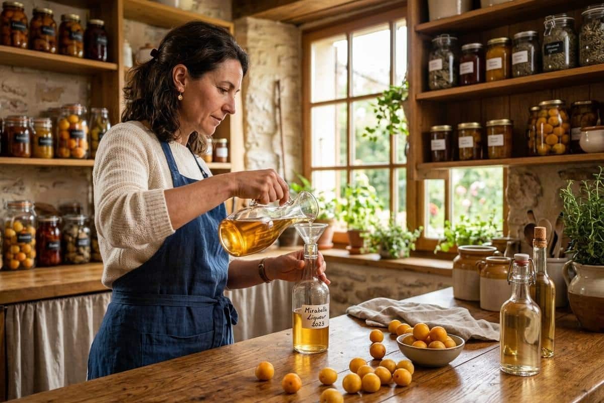 Comment faire de la liqueur de mirabelle avec de l'eau-de-vie ?