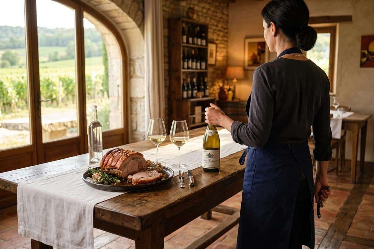 Quel vin s'accorde bien avec un rôti de porc ?
