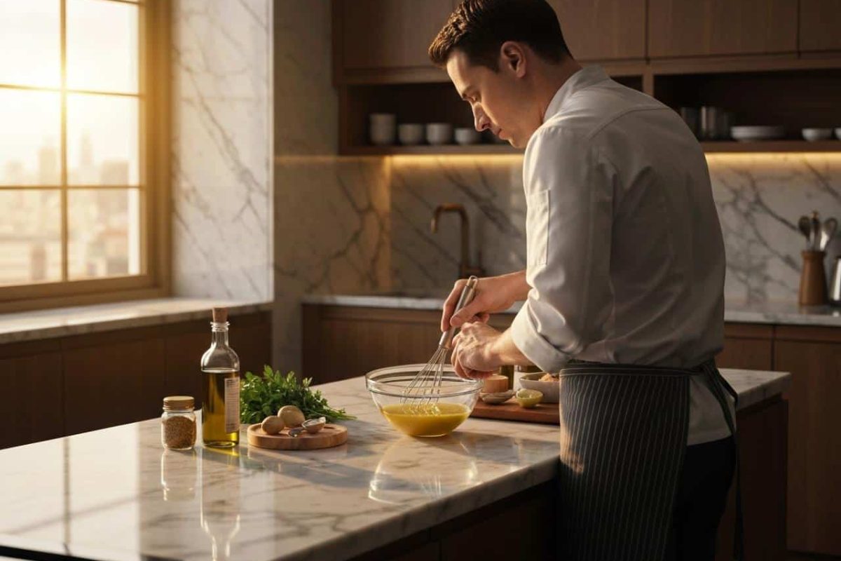 Quelle est la recette de vinaigrette de Cyril Lignac ?
