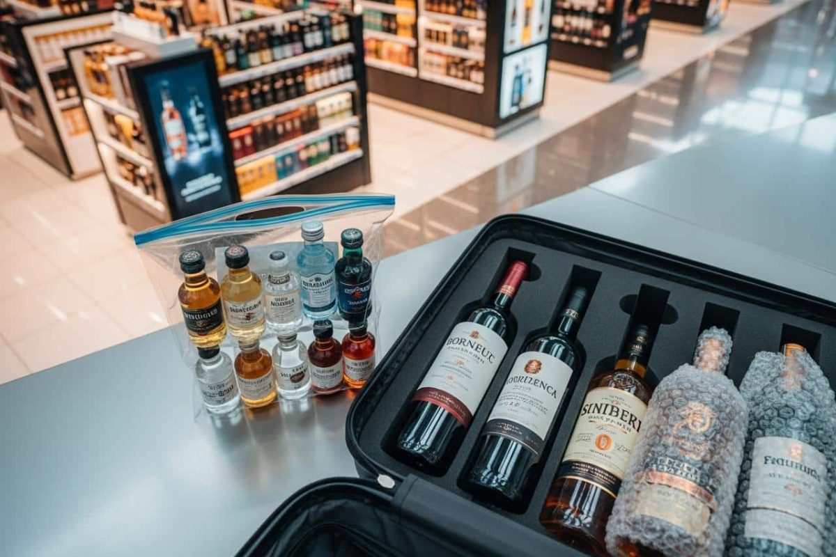 Peut-on mettre de l'alcool en cabine avion ?