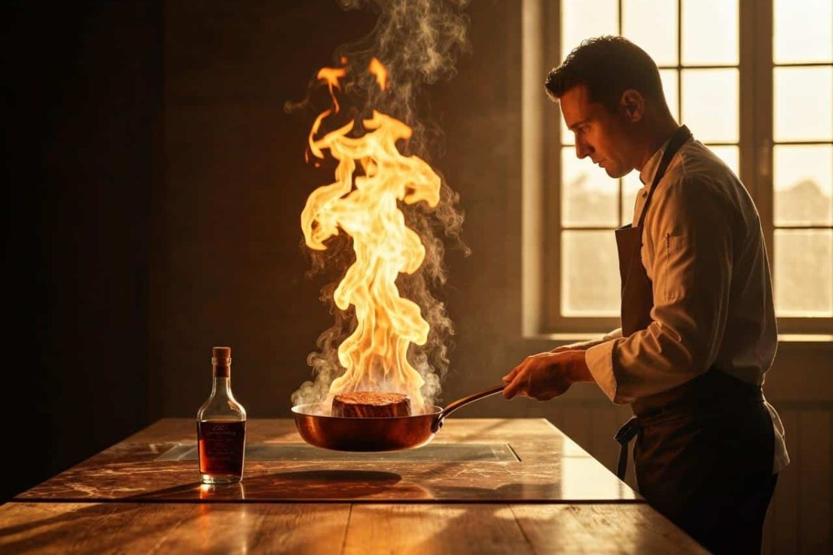 Comment flamber de la viande au cognac ?