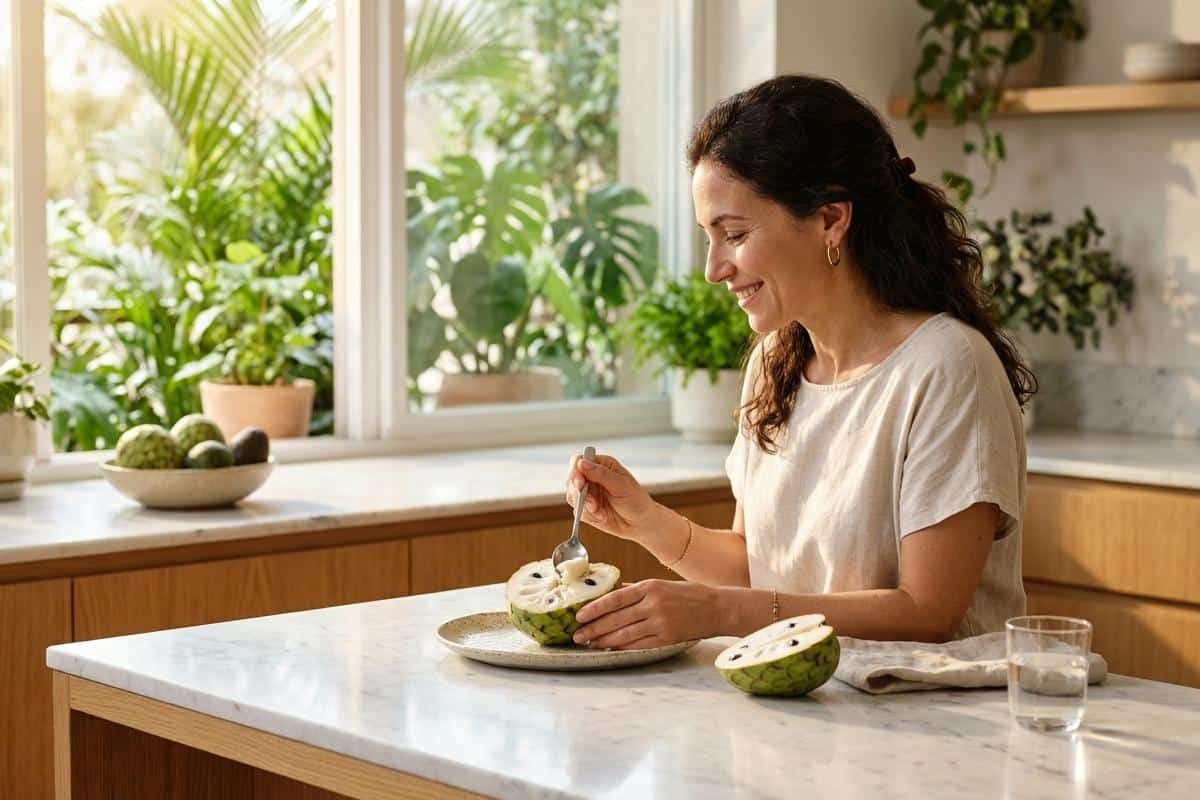 Comment manger de la cherimole ?