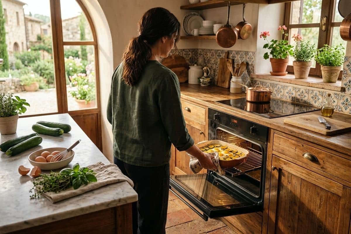 Recette courgette au four avec des œufs