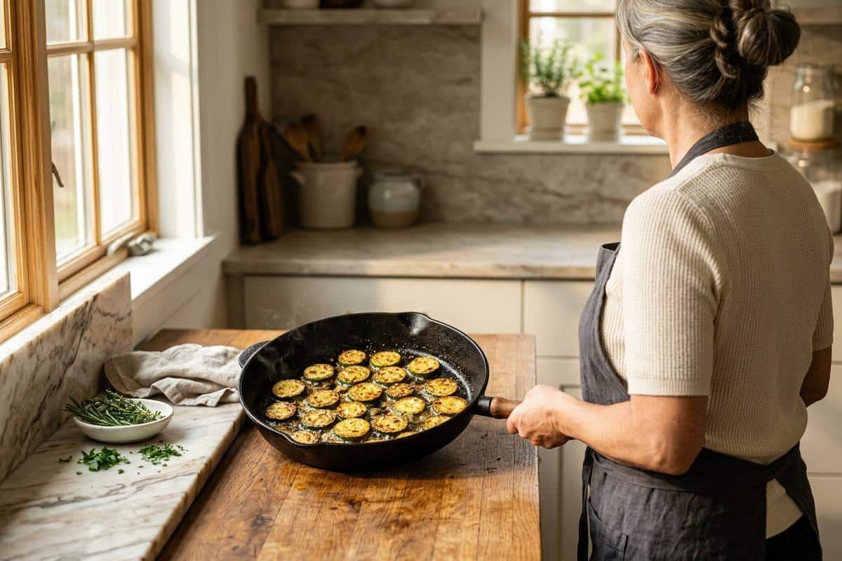 Courgettes sautées à la poêle