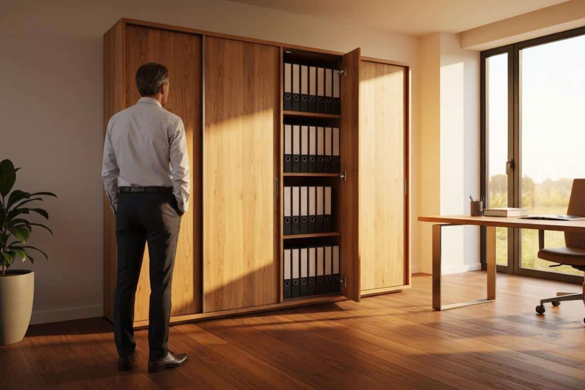 comment choisir une armoire pratique pour aménager son bureau à la maison ?