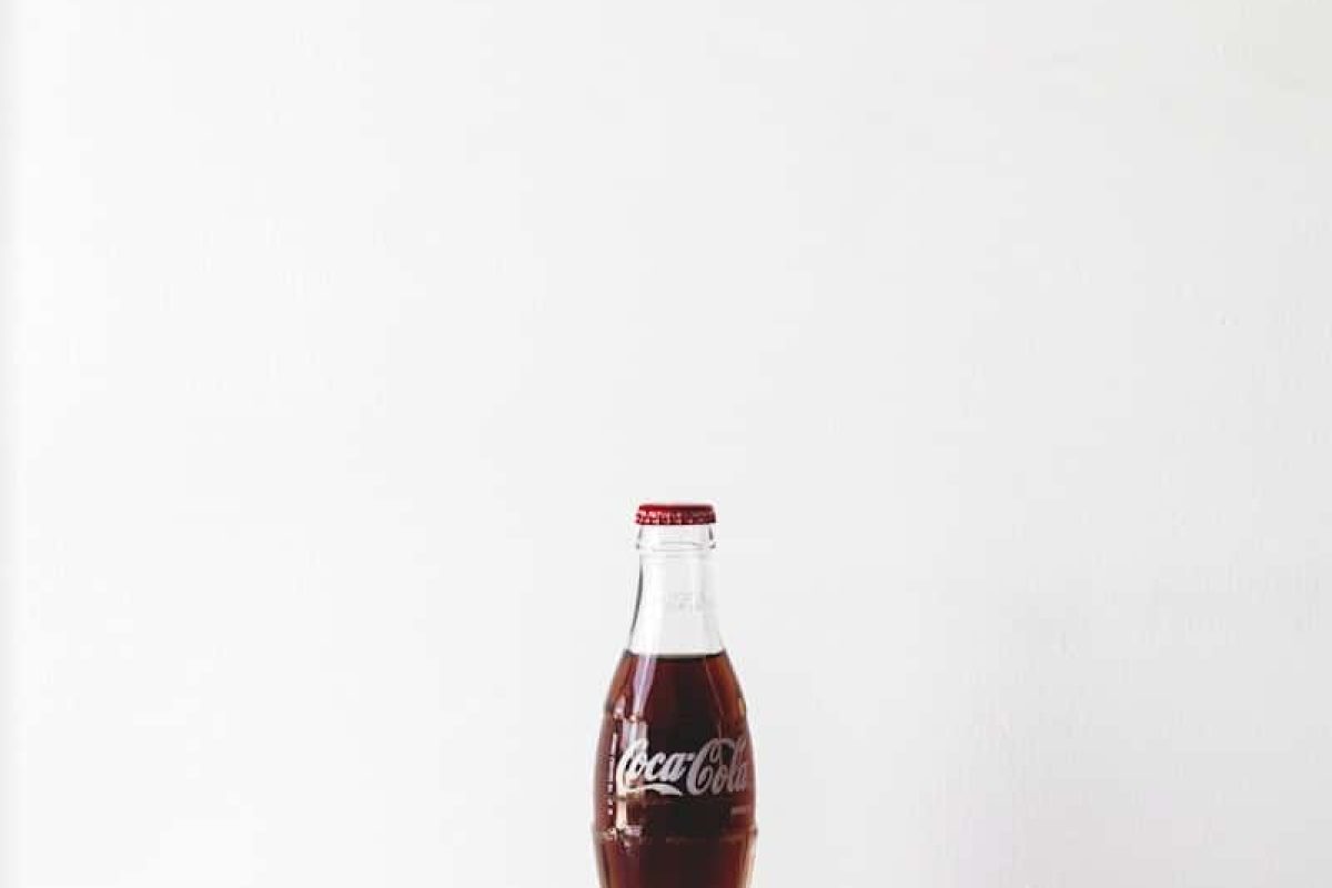 Bouteille de coca cola en verre