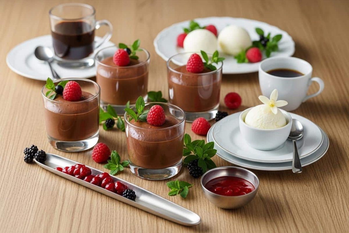 quel accompagnement avec une mousse au chocolat